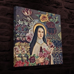 Saint Therese of Lisieux Canvas Art - Etsy