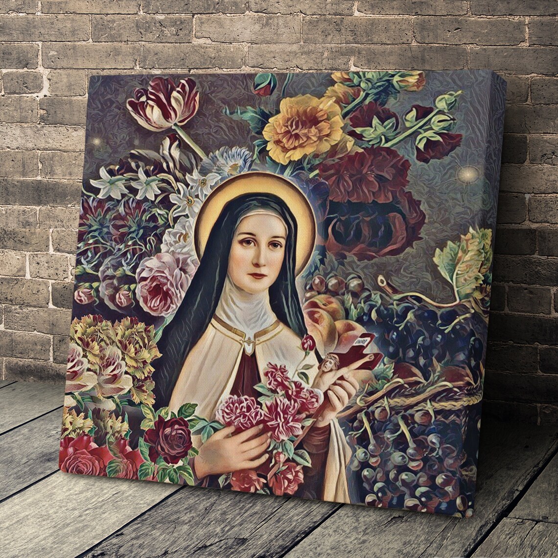 Saint Therese of Lisieux Canvas Art - Etsy