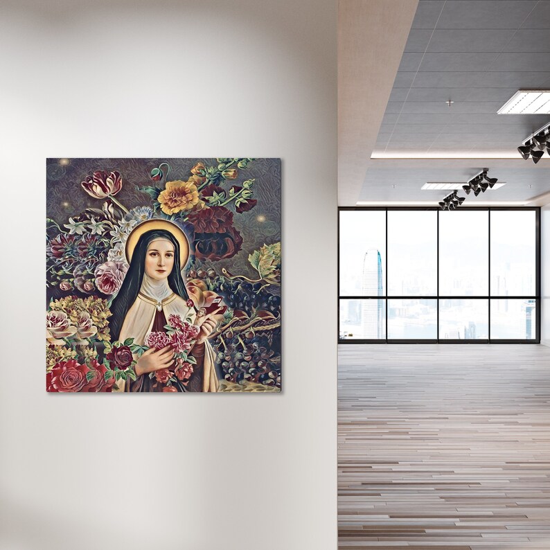 Saint Therese of Lisieux Canvas Art - Etsy
