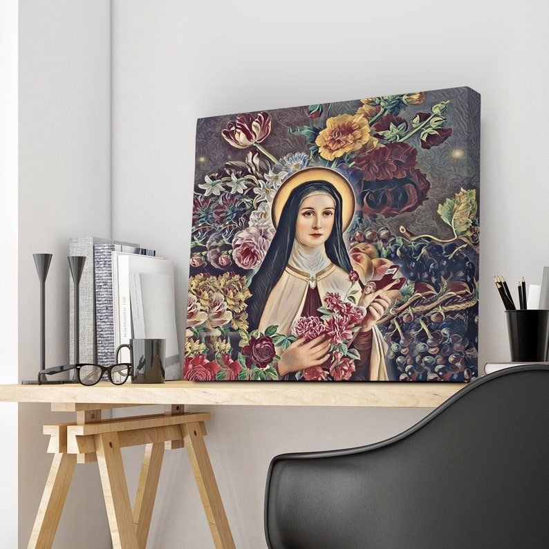 Saint Therese of Lisieux Canvas Art - Etsy