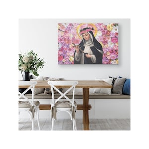 Saint Rita Canvas Art