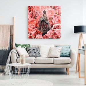 Jesus Infant of Prague Canvas Art, Christian Wall Art, Jesus Painting, Catholic Home Decor
