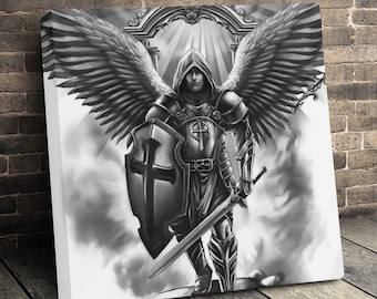 St. Michael the Warrior Canvas Art