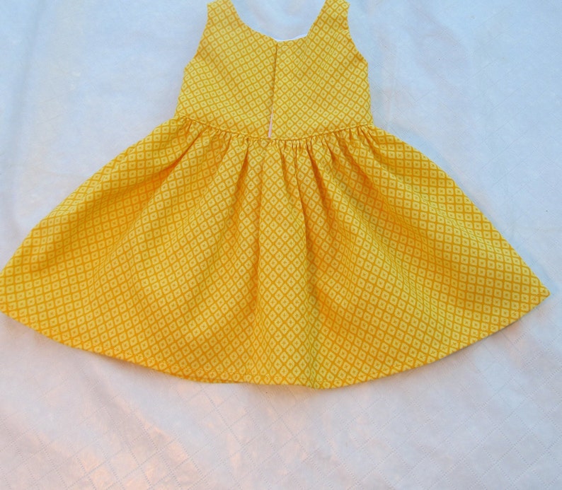 Summer doll apparel Summer/'s Here 18 inch doll outfit Handmade doll dress Sundress Summer sundress