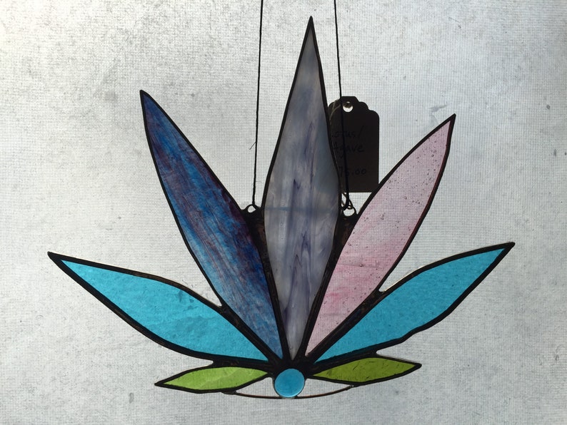 Stained Glass Sun Catcher eye see you series LotusAgave