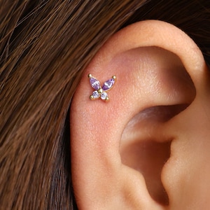 Butterfly tragus stud new arrivals