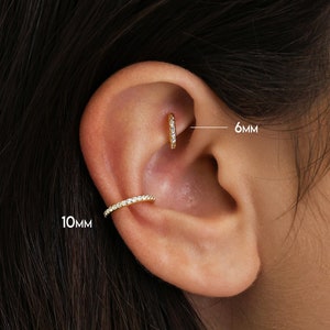 Small Huggie Clicker Earring