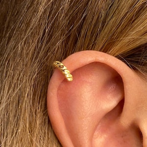 18G dicke Seil Knorpel Ohrringe • Tragus Ohrringe • kleine Creolen • Knorpel Creolen • Helix Creolen • kleine Creolen