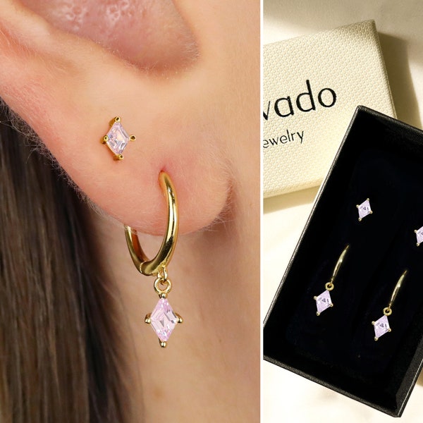 Alexandrite earrings for babies Clearance