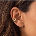 Thick Ear Cuff • ear cuff no piercing • gold ear cuff • ear cuff non pierced • fake helix piercing • ear cuffs • fake piercings