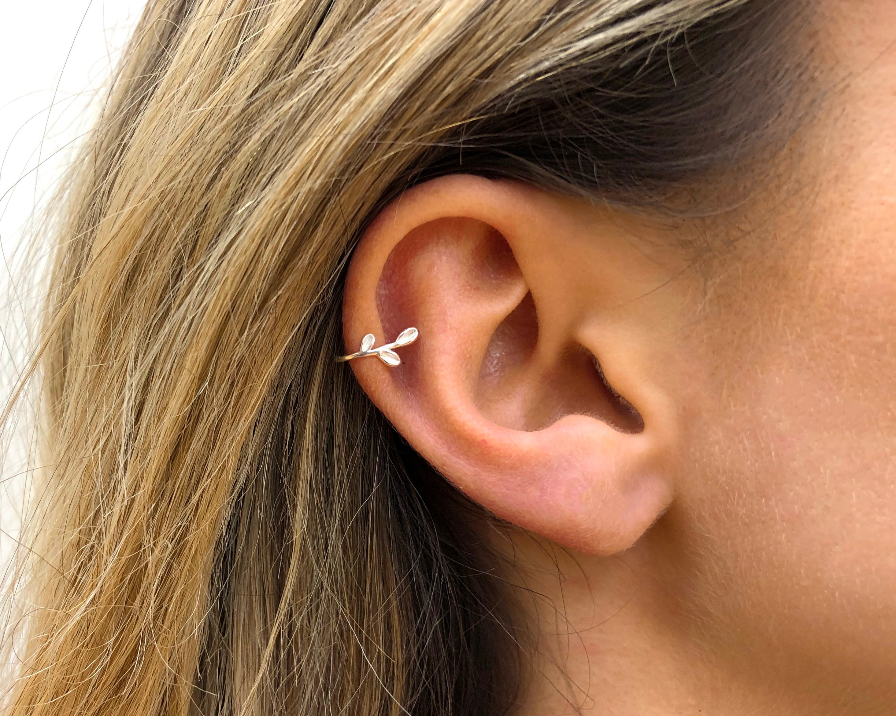 Boucle d'oreille earcuff Éclat faux piercing à ajuster à votre