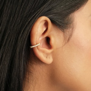 16G/18G/20G Paved Cartilage Conch Clicker Hoops CZ Hinged Clicker Hoops Seamless Hinged Hoop Diamond Hoop image 6