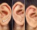 Ear Climbers • ear climber • ear crawler • minimalist earrings • silver jewelry • rose gold earrings • ear jacket • ear cuff 