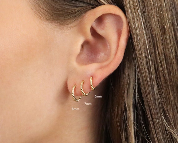 Love Stud Earrings - Gold/White — The Horseshoe Crab