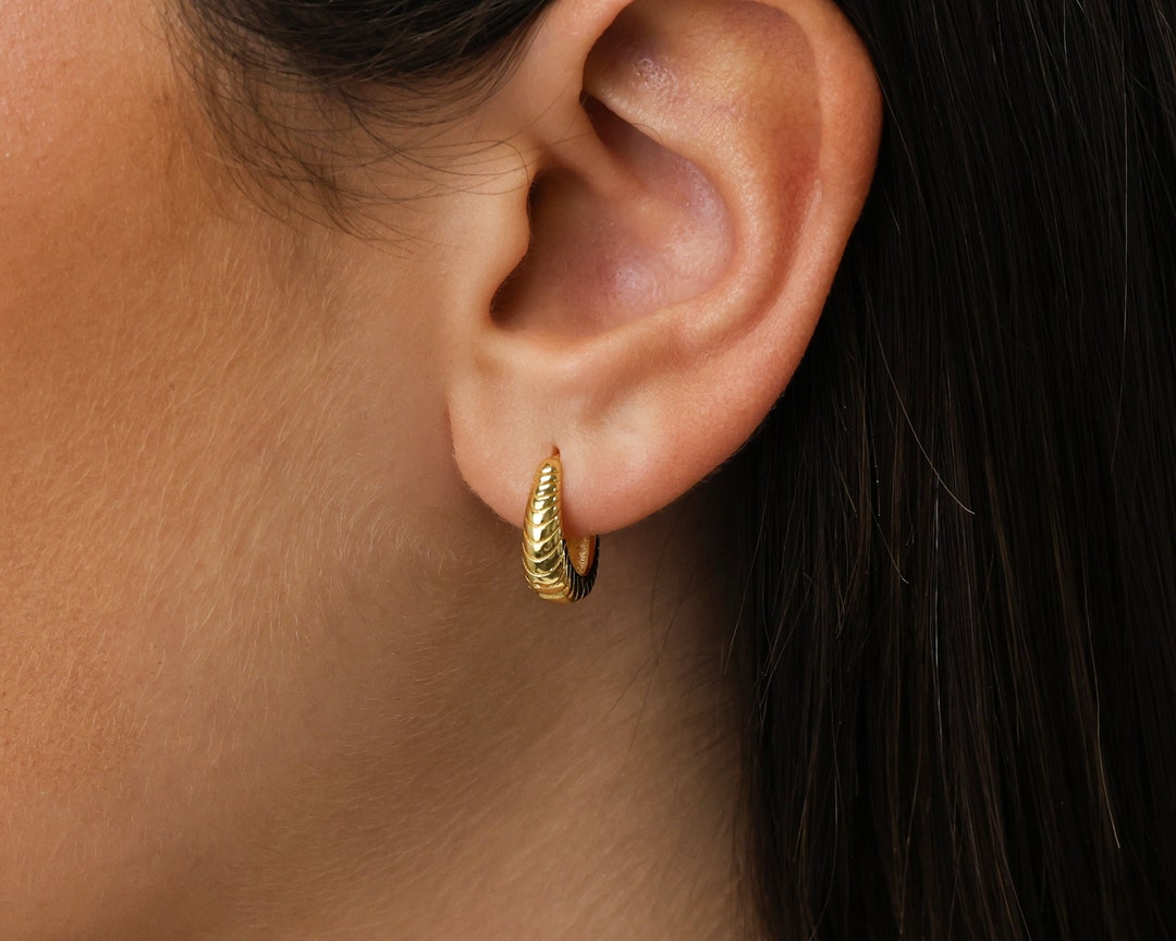 Croissant Gold Earrings