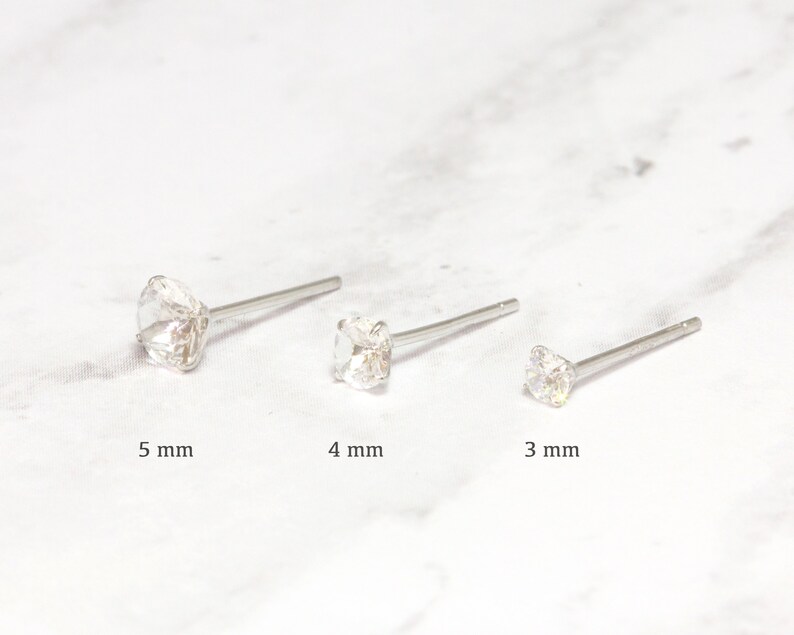 White Studs \u2022 dainty earrings \u2022 tiny stud earrings \u2022 small earrings \u2022 silver stud earrings \u2022 minimalist earrings