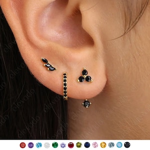 Black Onyx Floral Earring Set by Elevado • perfect earrings for her • gift for her • birthstone earrings • holiday gift • birthstone gift