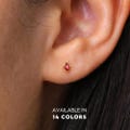 NEW • Tiny Diamond Stud Earrings • CZ dainty earrings • gold studs • small stud earrings • minimalist earrings • birthstone stud earrings product logo