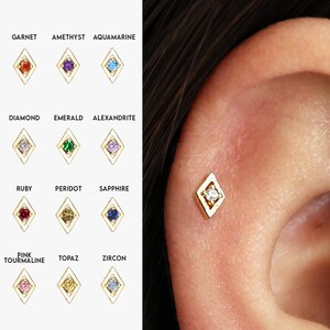 18G/16G Stacking Climber Cartilage Flat Back Labret Conch Earrings Tiny  Studs Cartilage Stud Helix Tragus Studs Labret Stud 