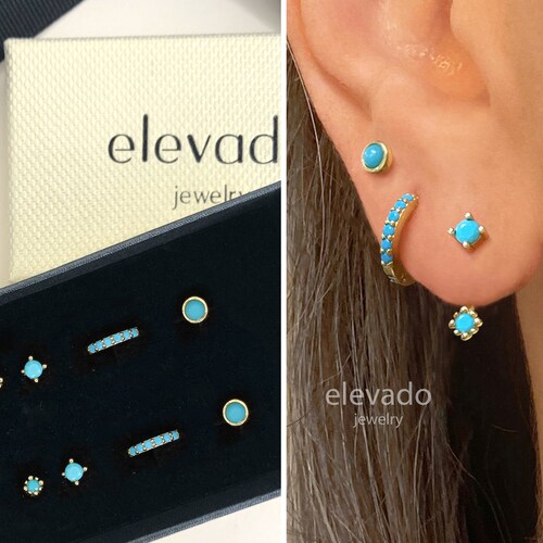 Turquoise Earring Gift Set Turquoise Jewelry Christmas Etsy