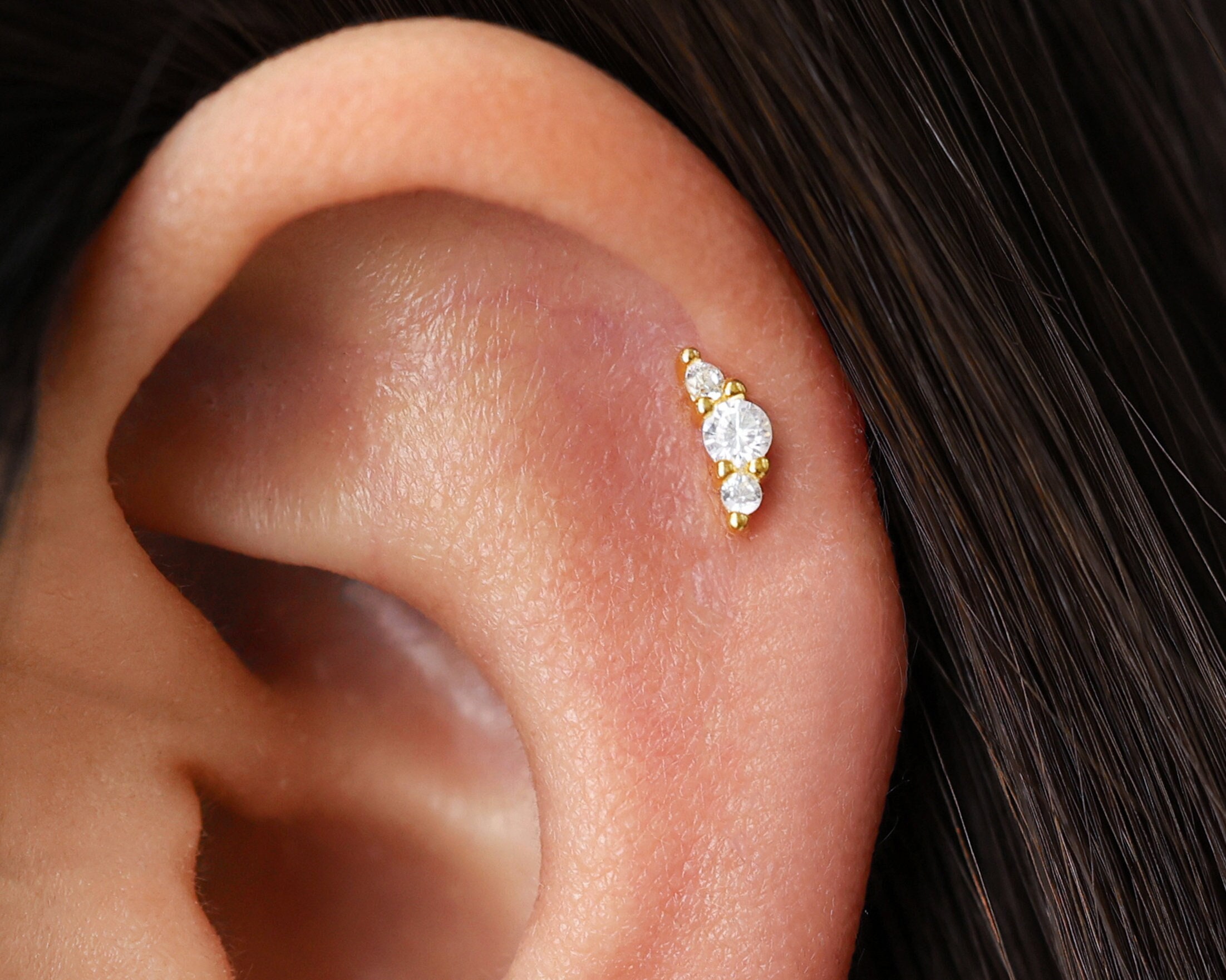 One Replacement Baby Earring Back. for Our Threaded Diamond -  Israel