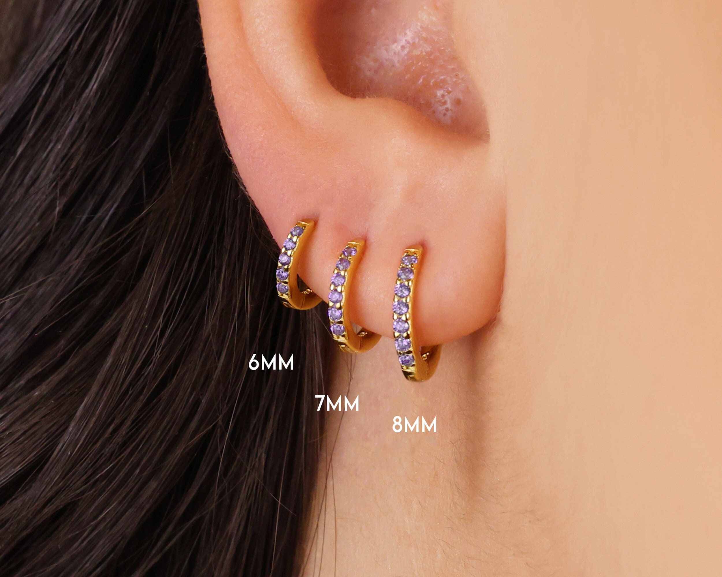 Alexandrite Hoops Etsy