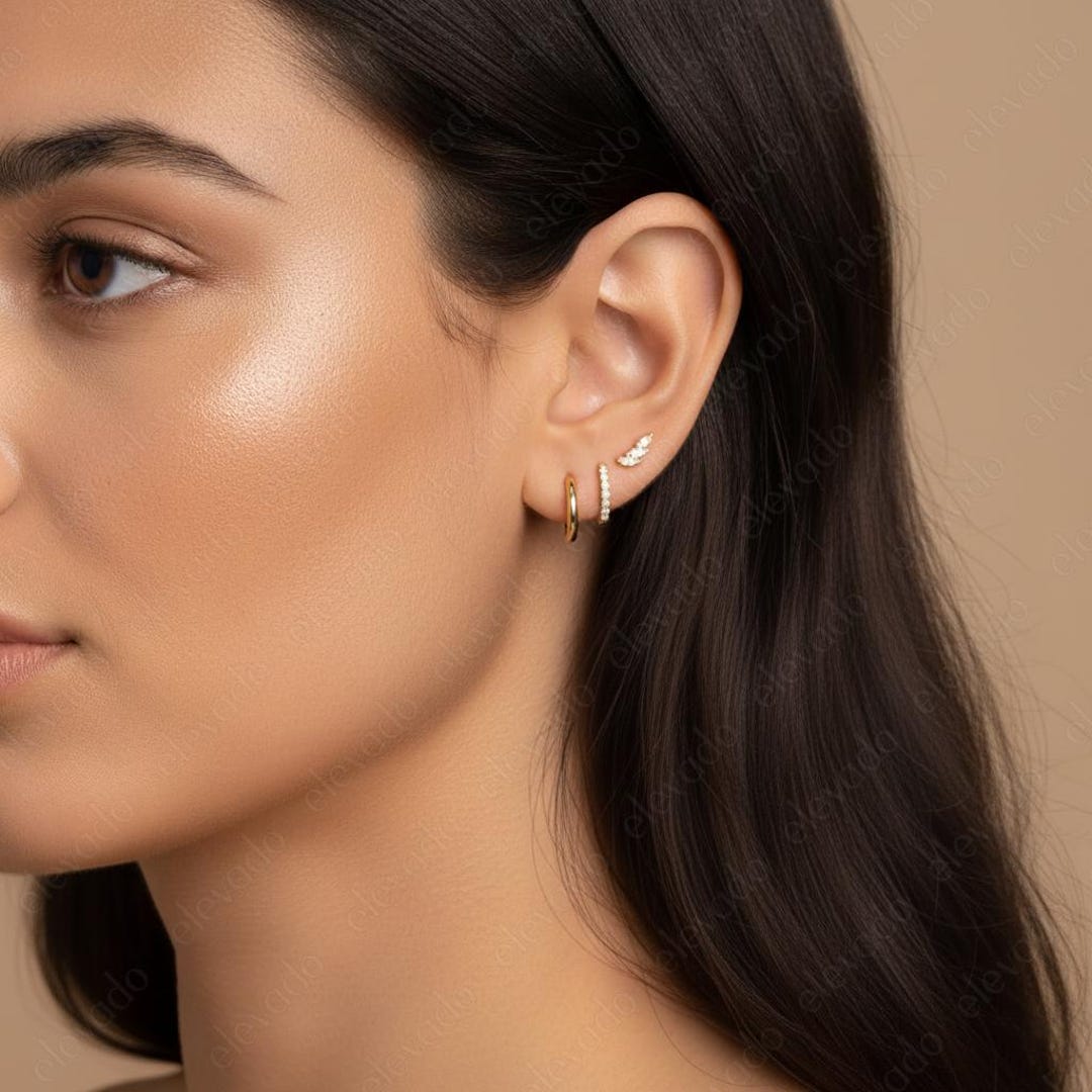 Everyday Hoop Earring Stack Set • Gift for Her • Bridesmaid Gift