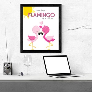 Flamingo Wall Art Printable Decor Instant Download - Etsy