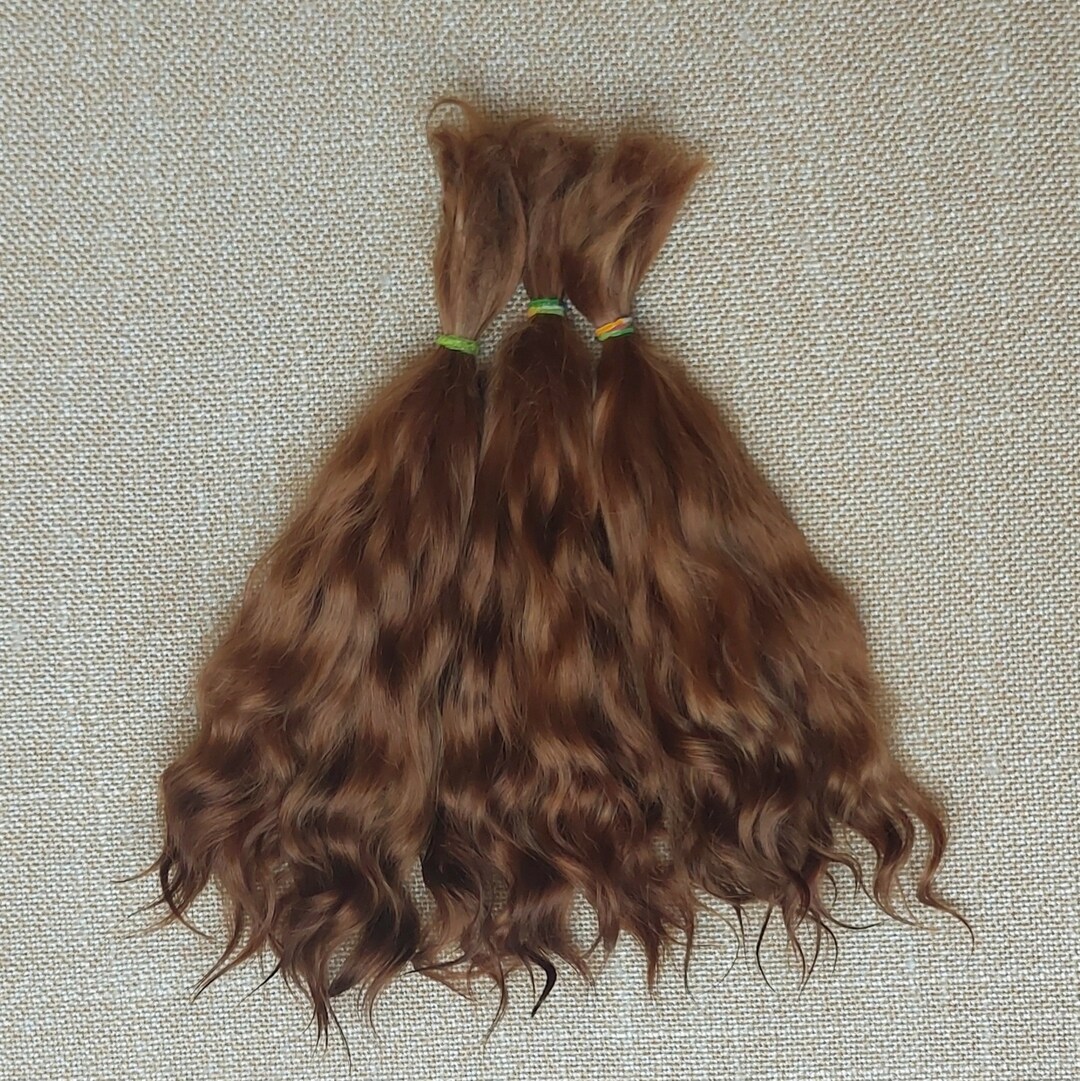 Premium Mohair Hair for Doll 82021sm Chestnut 15 Etsy UK