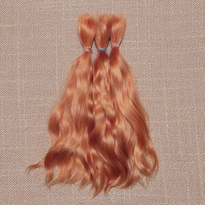 Premium mohair hair for doll , 7,5"( 19-20sm)reddish copper #39Angora mohair for doll reborn mohair locks for doll Waldorf BJD Blythe reborn
