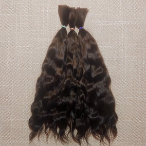 Long premium mohair hair 10,5"(27-28sm)#52 Dark brown  Angora mohair for doll  mohair locks for doll Waldorf BJD Blythe and others.