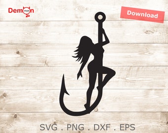 Download Girl Fishing Svg Etsy