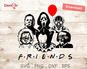 Download Friends Horror Svg Etsy