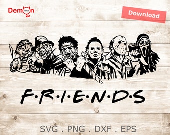 Download Friends Horror Svg Etsy