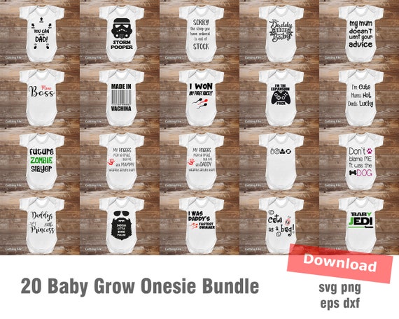 T Shirts Instant File Download You Can Do This Dad Baby Grow Onesie SVG Cutting Files eps dxf png Cricut Silhouette Decals