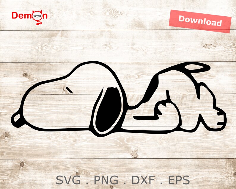 Snoopy Beagle Dog Cut File For Silhouette Cricut Cameo SVG ...