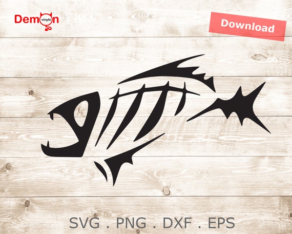 Fish Vector Image Fish Dxf Clipart Fish Bones Instant Download Fish Dxf File Fish Svg Dxf Png Fish Svg Skeleton Download Clip Art Art Collectibles Vadel Com