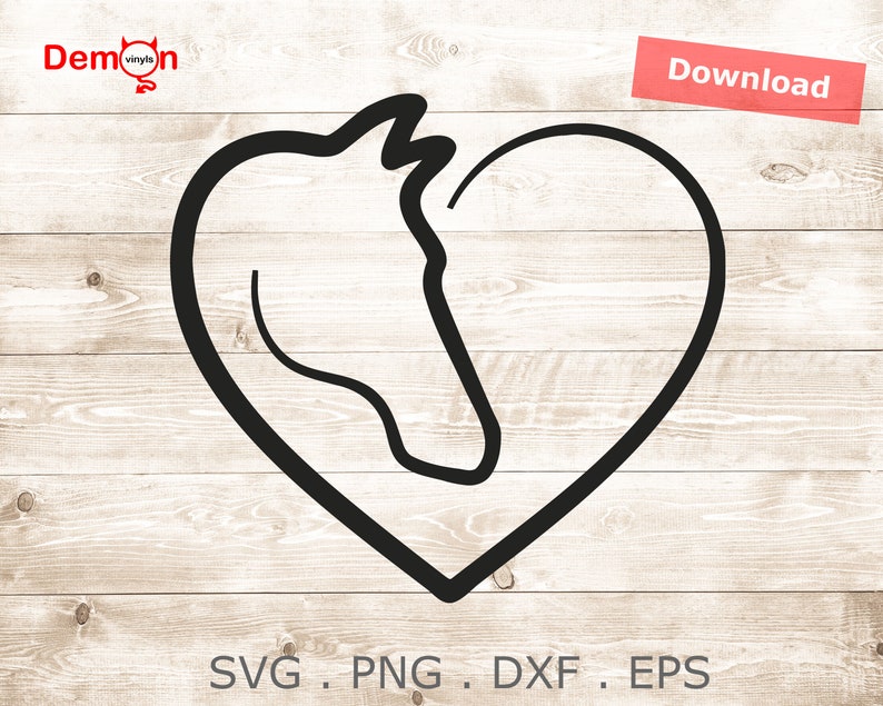 Free Free Heart Horse Svg 372 SVG PNG EPS DXF File