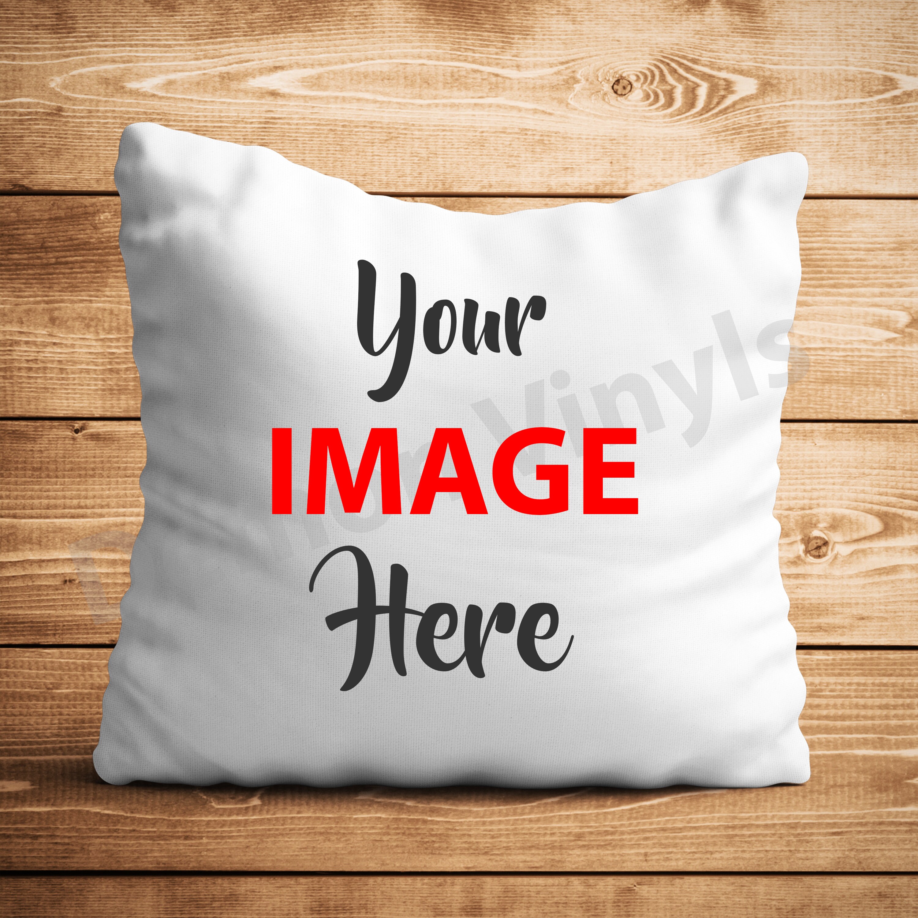 White Blank Square Pillow Mock Up Mock Up Throw Pillow Etsy