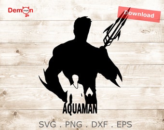 Aquaman Silhouette Etsy