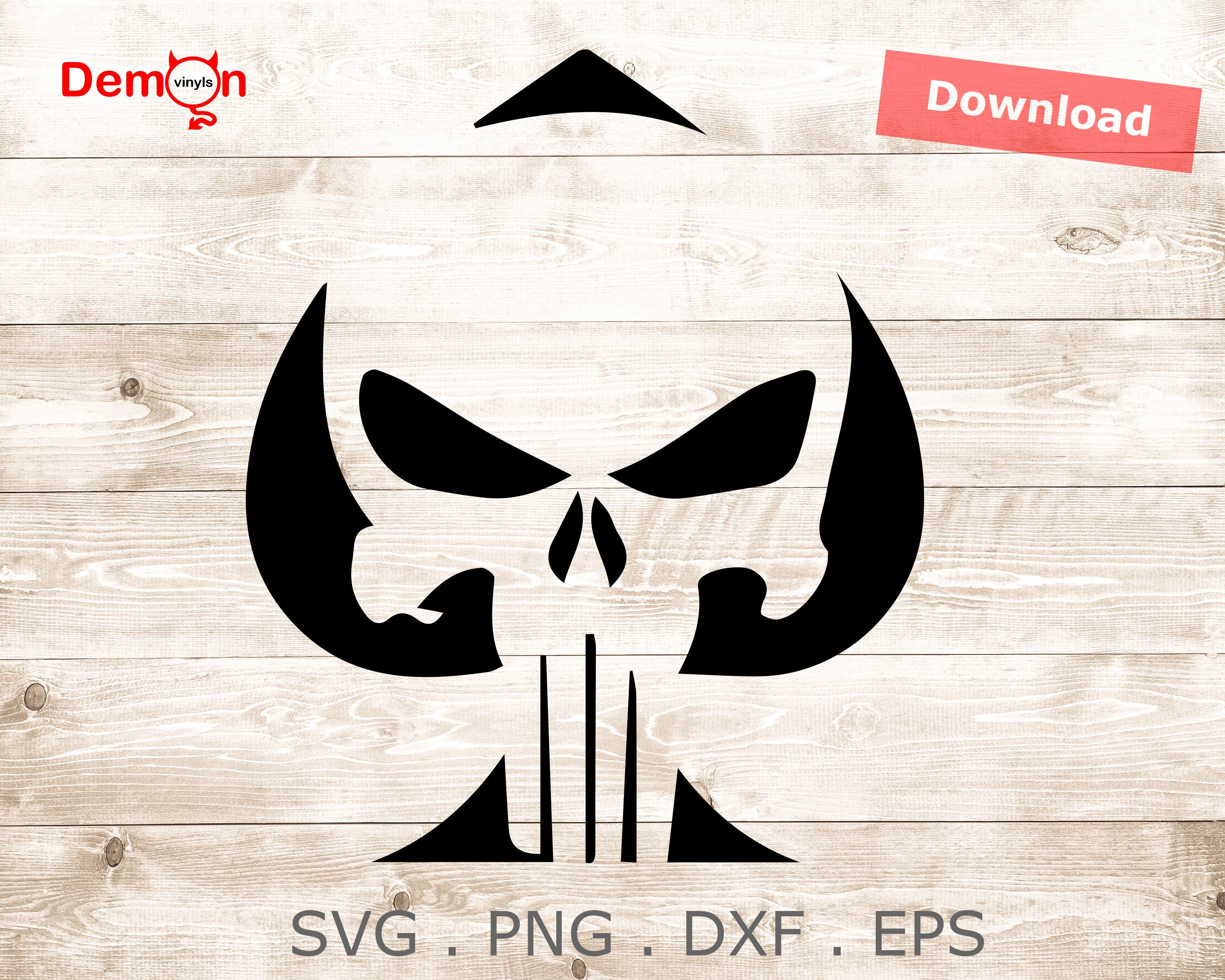 Punisher Skull Ace of Spades svg eps png dxf Vector cutting Etsy