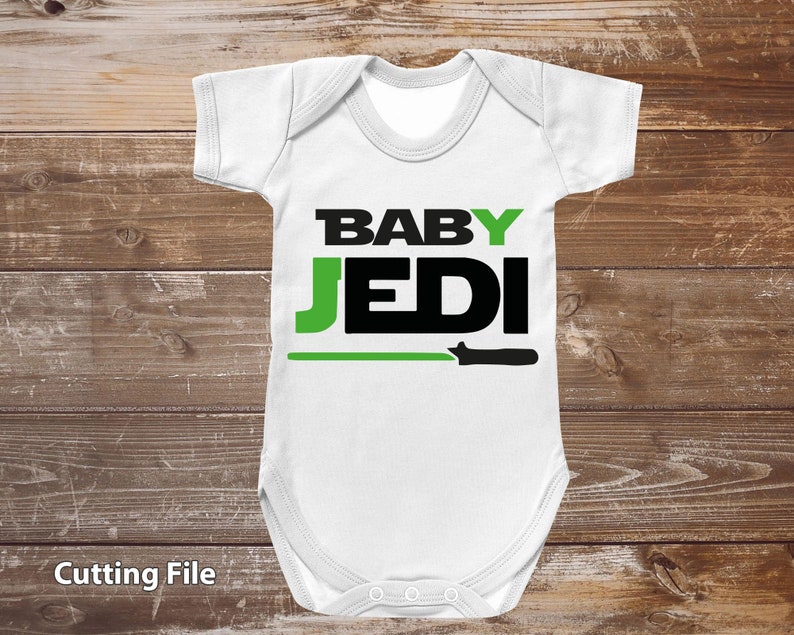 Download Baby JEDI Star Wars svg eps png dxf Cutting File Digital ...