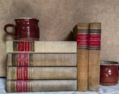 Vintage Classics Club Decorative Book Set, Mid-Century Home Decor, Mid Modern Home