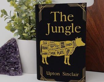 The Jungle by Upton Sinclair, Custom Special Edition Book, Gifts for Writers