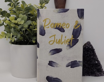 Romeo and Juliet: Hand-Dyed Dahlia Fabric Hardcover, Custom Shakespeare Edition