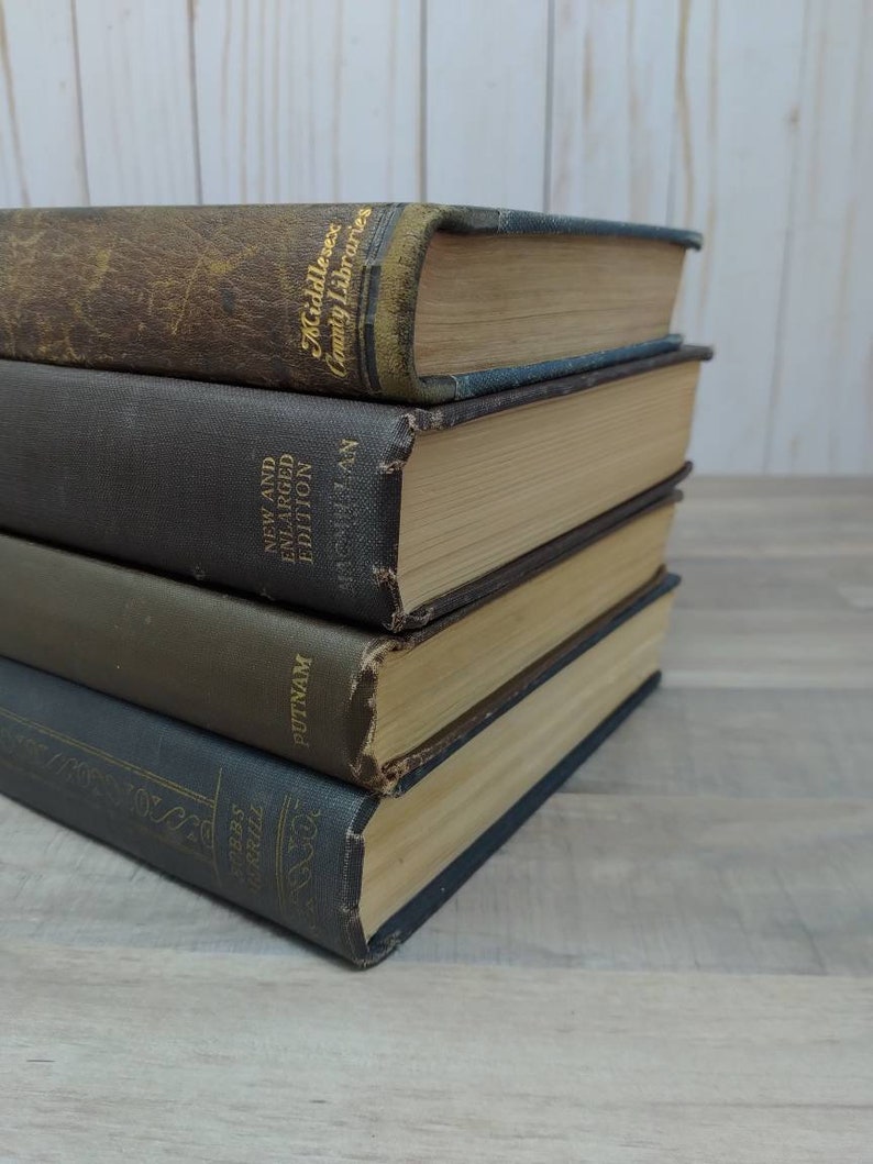 vintage book coffee table