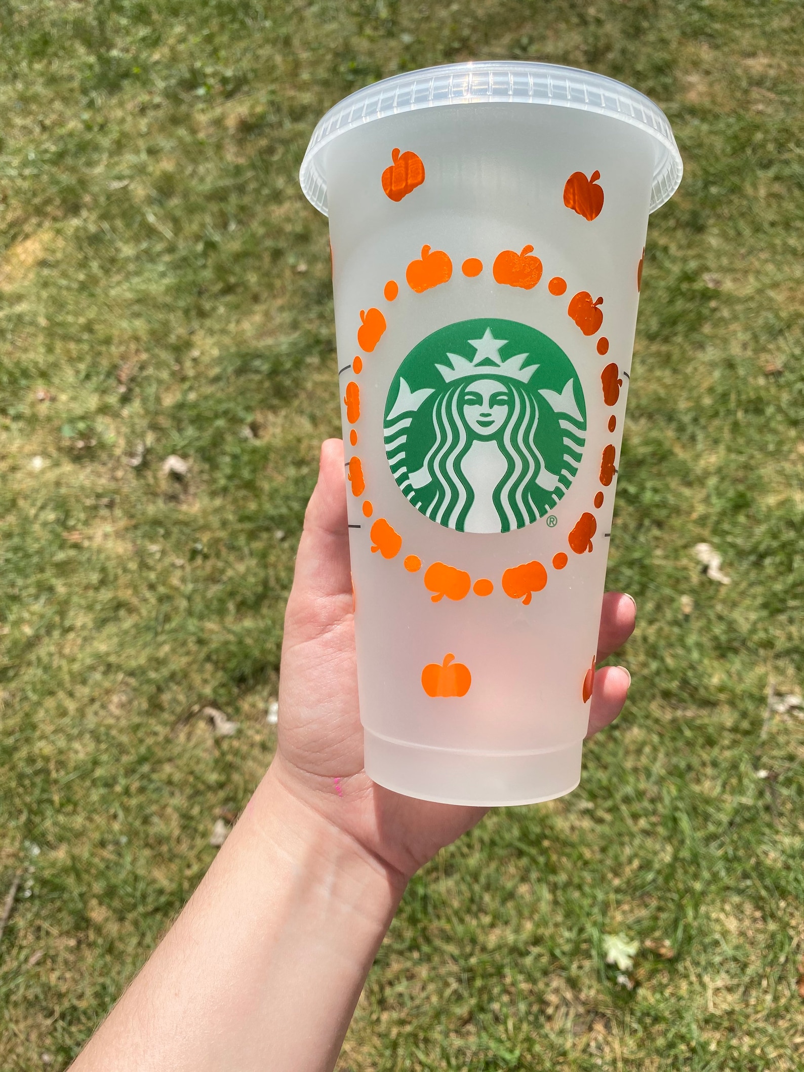 Starbucks pumpkin cup. Halloween/fall/spooky season cup Etsy