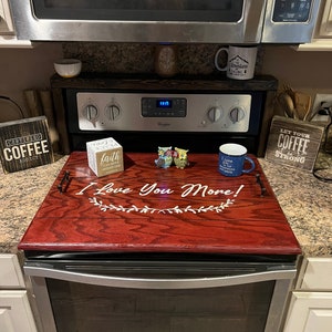 Stove top Cover, Noodle Board, Farmhouse Stove Top Cover, Stovetop Cover, Serving tray, Rustic Stove Cover, Primitive Decor, Country modern