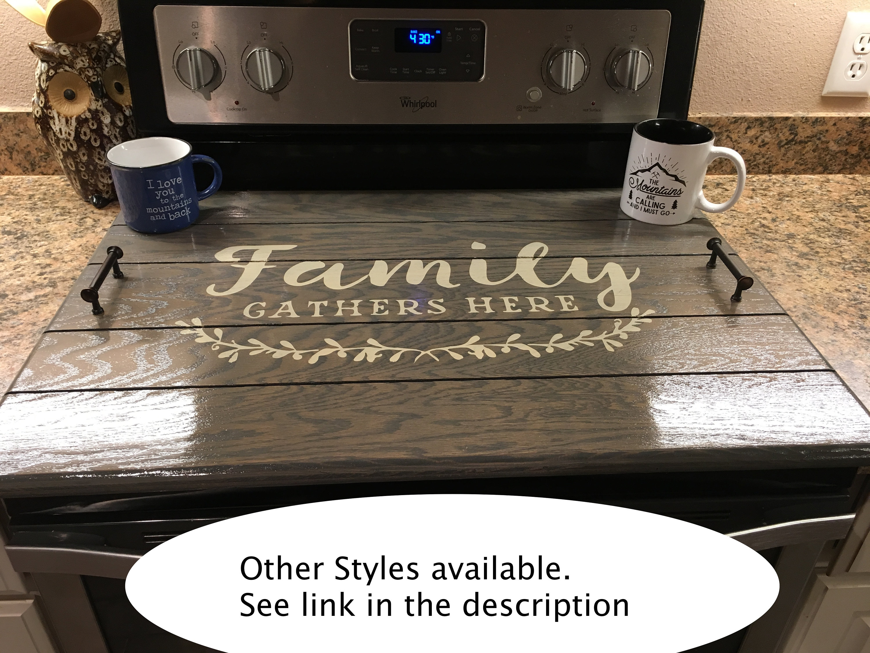 Lets Eat Yall Stove Cover / Farmhouse Noodle Board / Stove Cover /  Farmhouse Stove Cover / Farmhouse Sign / Stove Board 