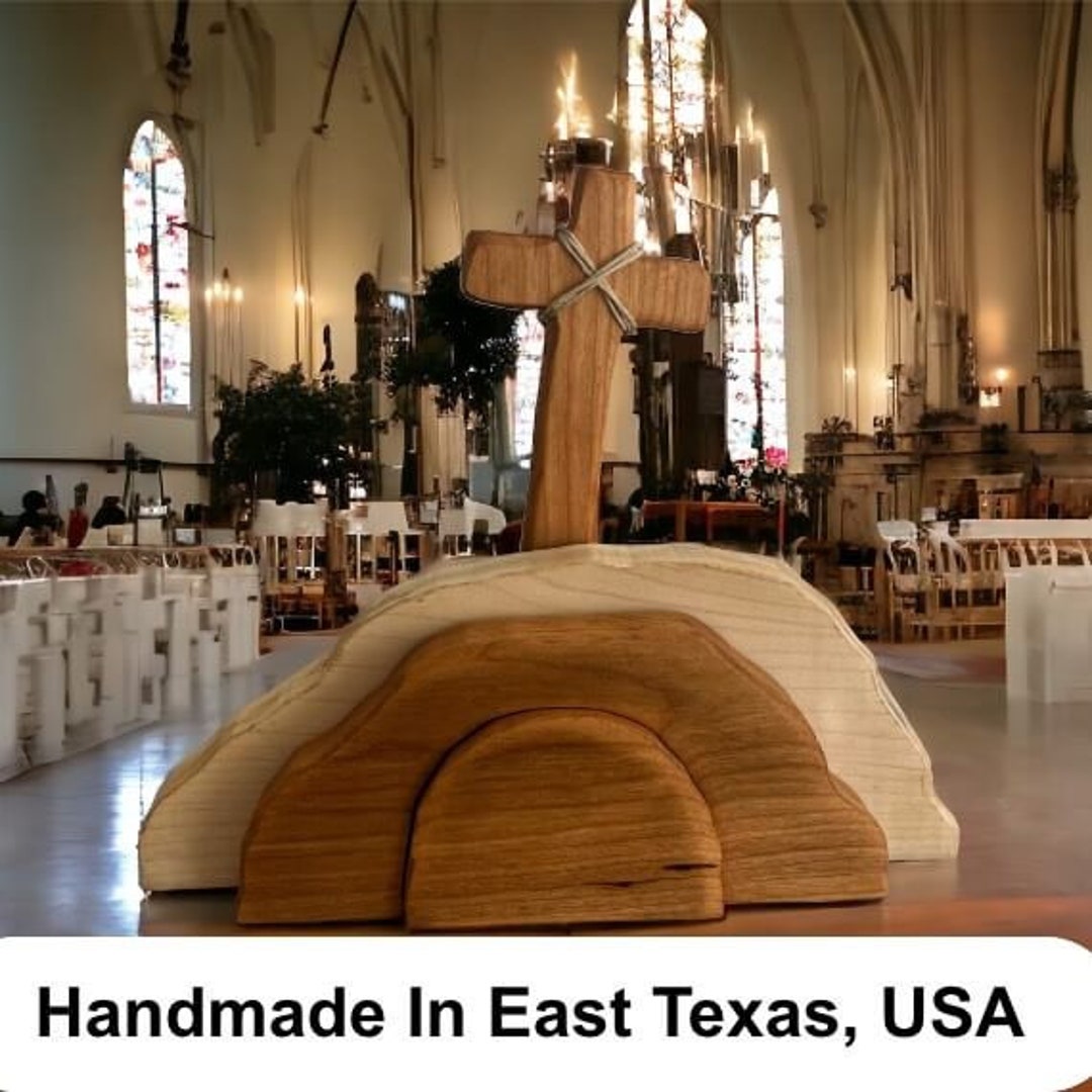 Easter Resurrection Empty Tomb Sunday Display for Church Decor or Home